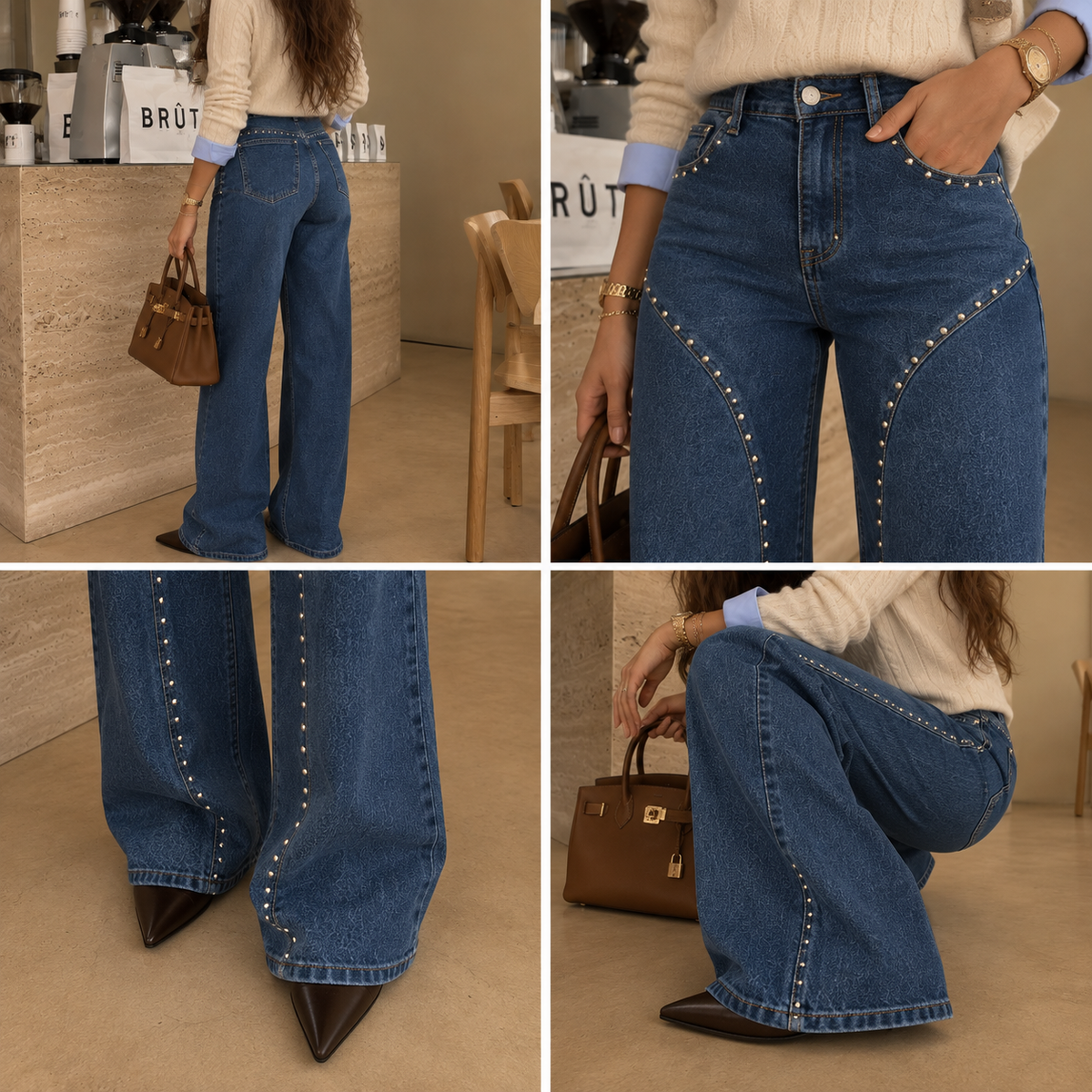 Élise | Jeans Slim Vintage Cintura Alta