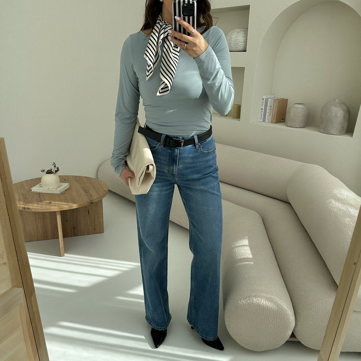 Luna | Vaqueros Wide Leg Elásticos Talle Alto