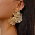 Anna | Pendientes de flor dorados