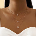 Celina | Collar de tres cadenas con destellos