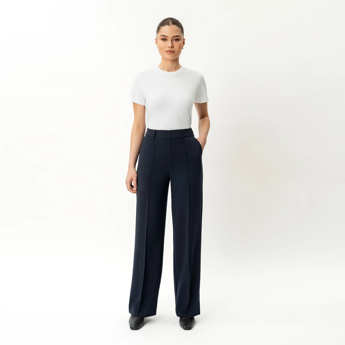 Candela | Pantalón de Vestir Azul Marino
