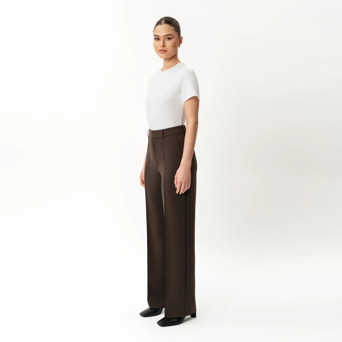 Candela | Pantalones de Vestir Marron