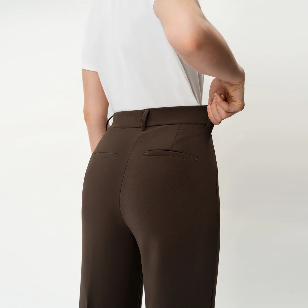 Candela | Pantalones de Vestir Marron