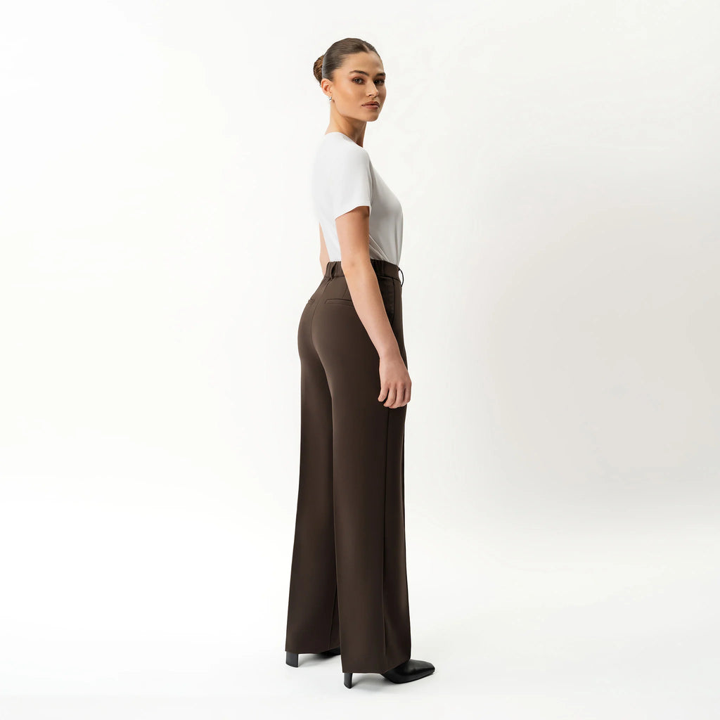 Candela | Pantalones de Vestir Marron